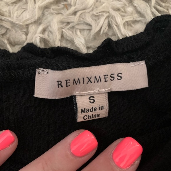 Black Aztec blouse - Picture 3 of 6